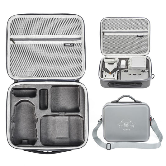 STARTRC 1114492 For DJI Mini 3 PU Leather Shoulder Bag Carrying Handbag Compatible with DJI RC-N1 Remote Control