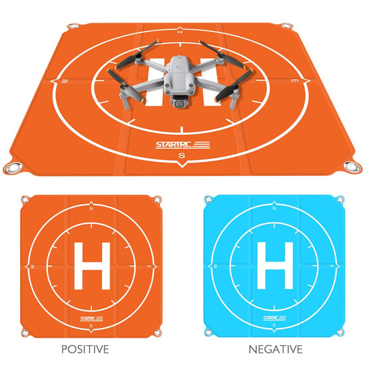STARTRC 65cm Foldable Landing Pad Waterproof Drone Parking Apron with Ground Nails
