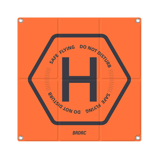 BRDRC Landing Pad for DJI Mini 3 Pro / Avata / Air 2 / Mini 2 / Mini SE / Mavic Mini 50cm PU Leather Drone Parking Apron Pad
