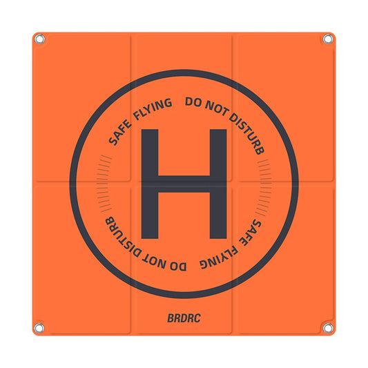 BRDRC Parking Apron Pad for DJI Mini 3 Pro / Avata / Air 2 / Mini 2 / Mini SE / Mavic Mini 65cm PU Leather Drone Landing Pad