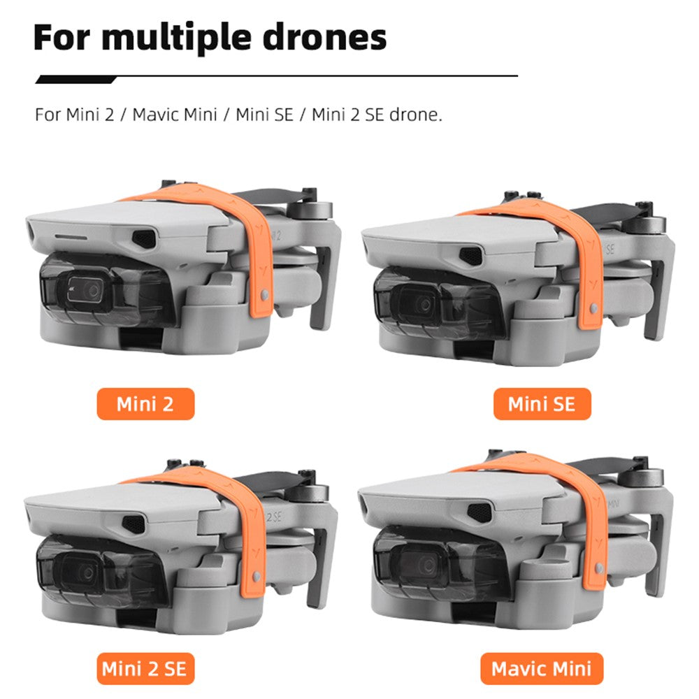 BRDRC Propeller Holder for DJI Mini 2 / Mavic Mini /  Mini SE / Mini 2 SE , Silicone+ABS Drone Propellers Guard Strap