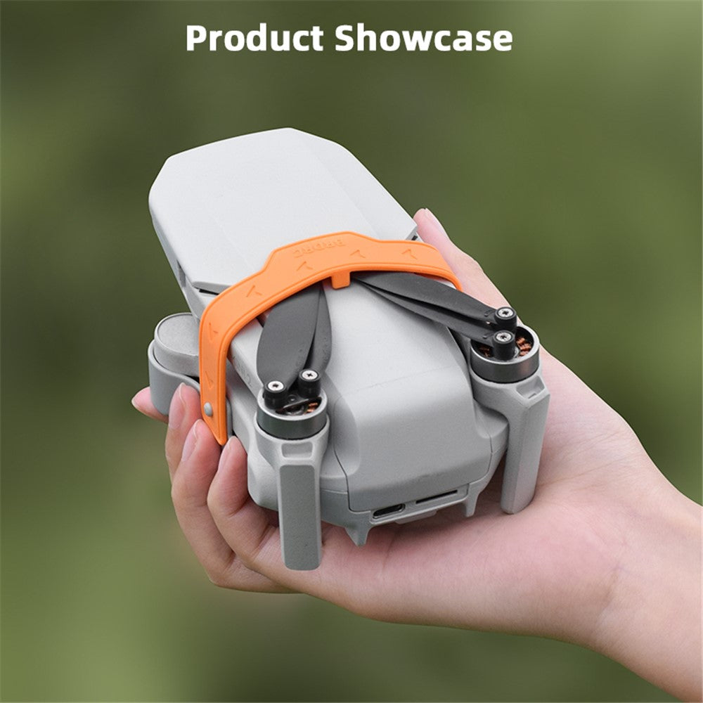 BRDRC Propeller Holder for DJI Mini 2 / Mavic Mini /  Mini SE / Mini 2 SE , Silicone+ABS Drone Propellers Guard Strap