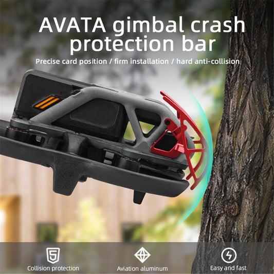 BRDRC 1 Pair Drone Gimbal Bumper for DJI Avata , Aluminum Alloy Anti-collision Protective Bar
