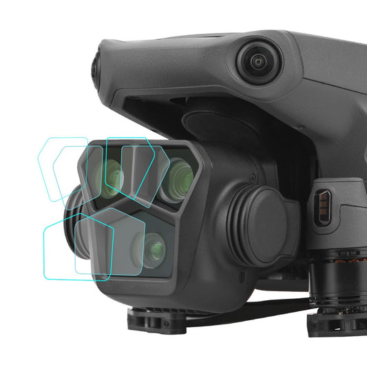 BRDRC 2 Sets for DJI Mavic 3 Pro Camera Lens Protector Explosion-proof Tempered Glass Film