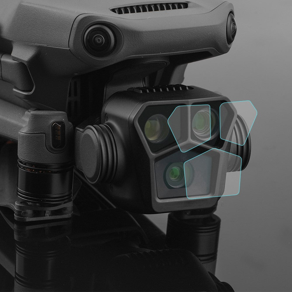 BRDRC 2 Sets for DJI Mavic 3 Pro Camera Lens Protector Explosion-proof Tempered Glass Film