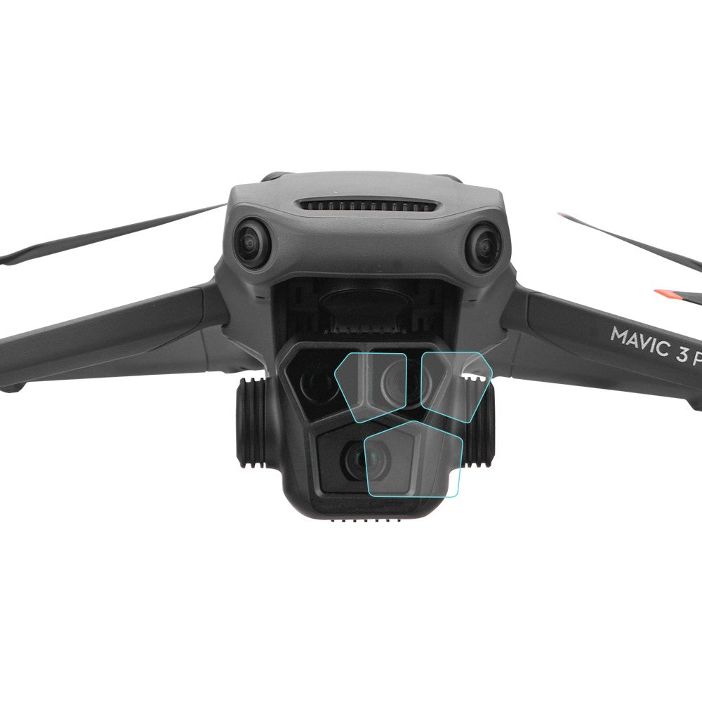 BRDRC 2 Sets for DJI Mavic 3 Pro Camera Lens Protector Explosion-proof Tempered Glass Film