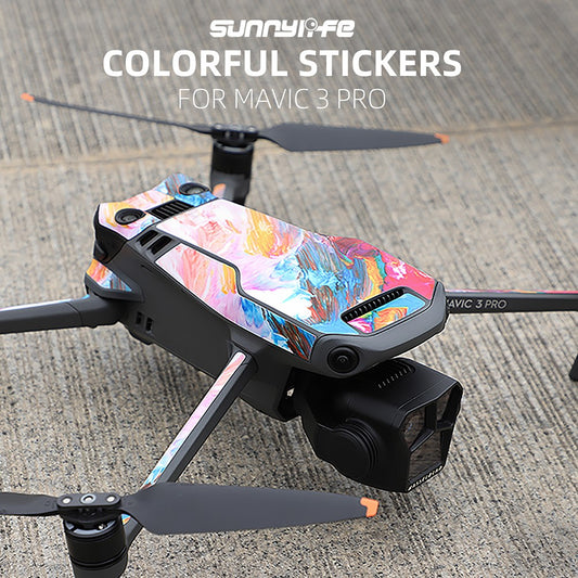 SUNNYLIFE M3P-TZ577 For DJI Mavic 3 Pro / Mavic 3 Classic / Mavic 3 Anti-Scratch Sticker Drone Protective Decal (for RC Pro Controller)