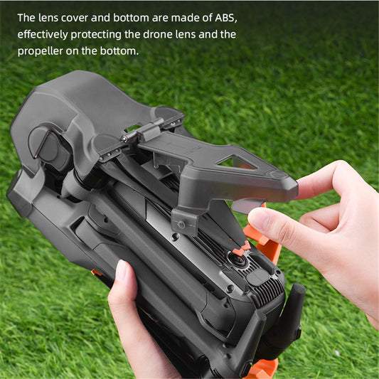 BRDRC For DJI Mavic 3 Pro Drone Propeller Fixing Holder Gimbal Lens Protector ABS+Silicone Propeller Fixer
