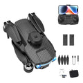 XT204 4K (480P) HD Lens Obstacle Avoidance Remote RC Drone Brushless Motor RC Quadcopter, with 2 Drone Batteries