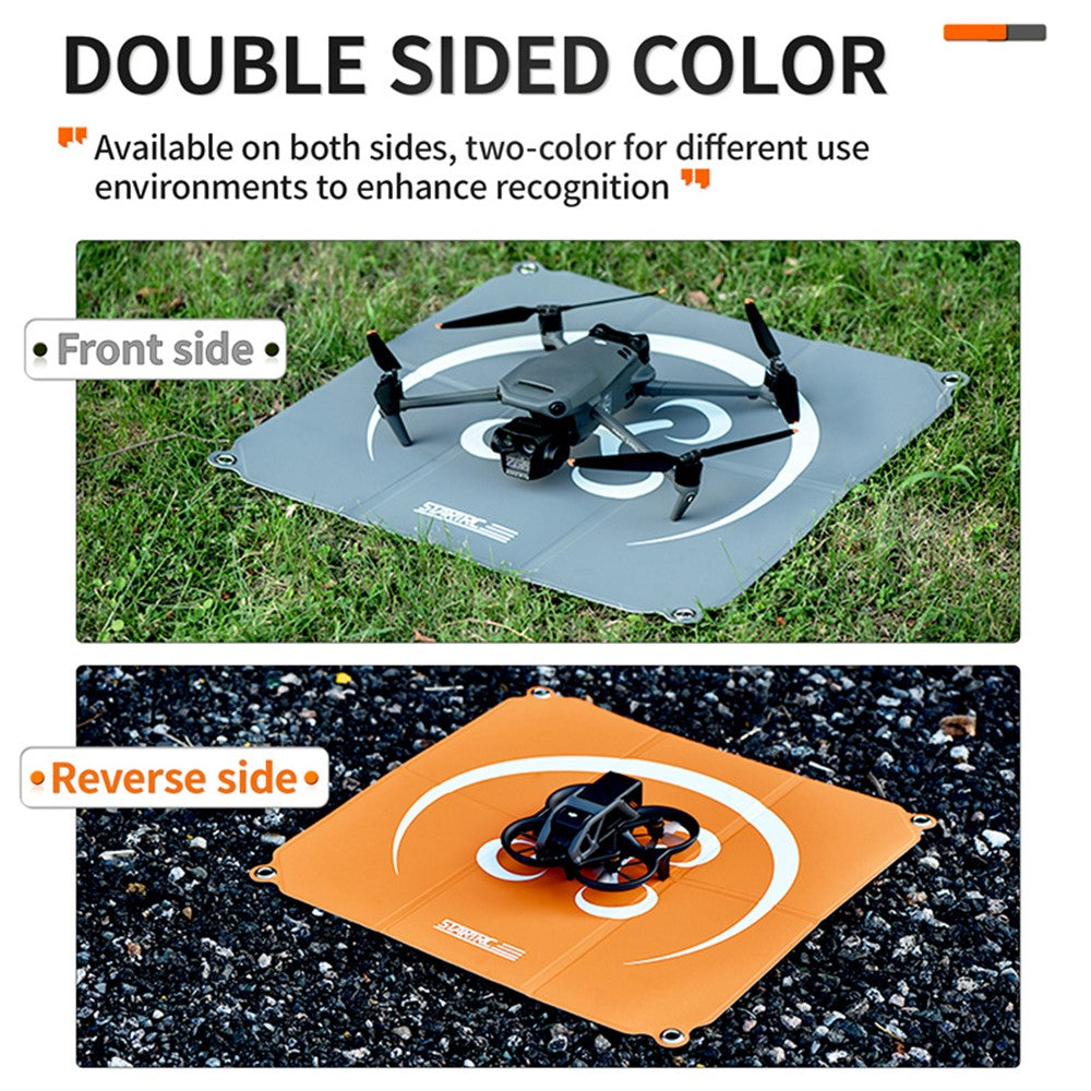 STARTRC 1121933 Drone Landing Pad for DJI Mavic Mini Air Series PU Leather 55*55cm Foldable Helipad
