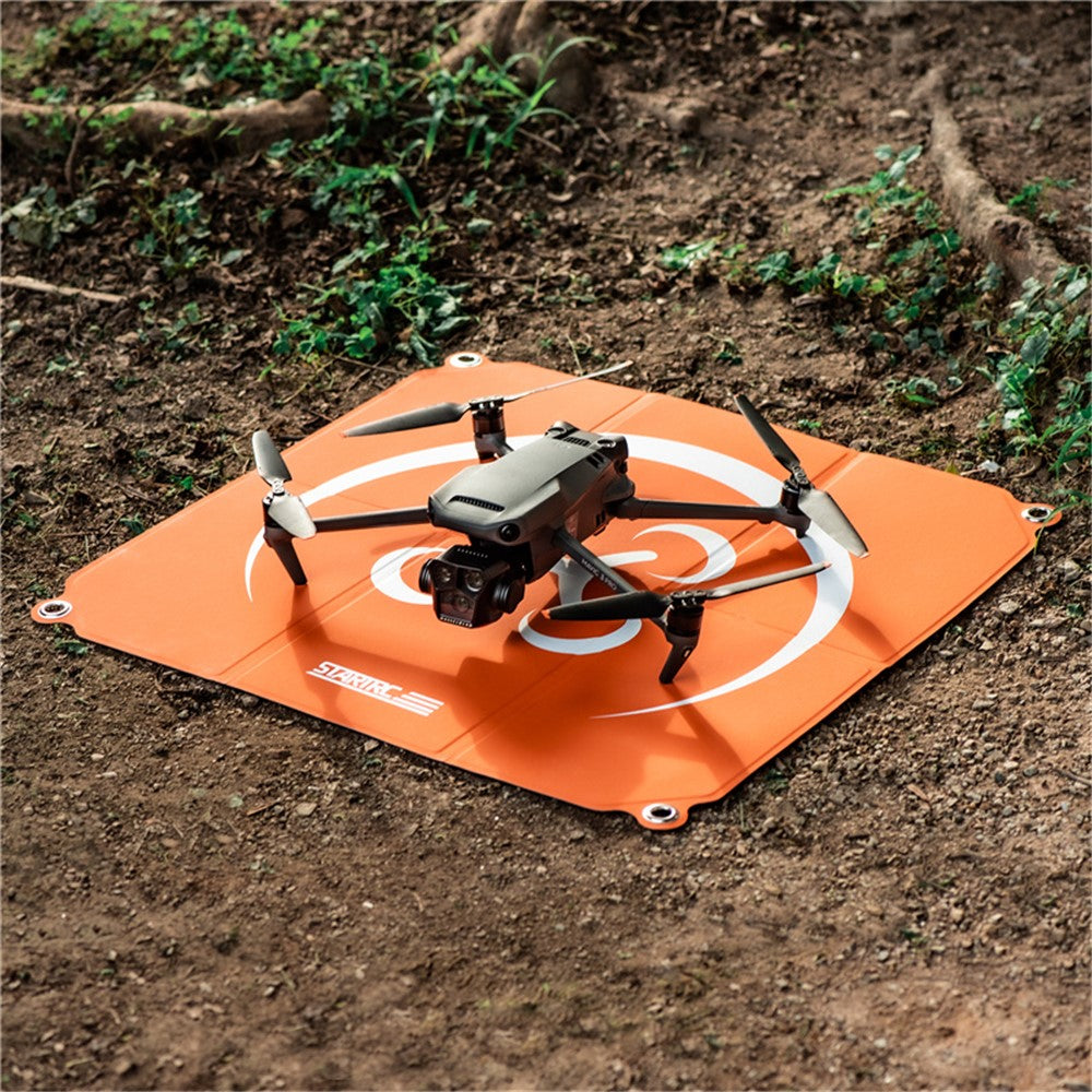 STARTRC 1121933 Drone Landing Pad for DJI Mavic Mini Air Series PU Leather 55*55cm Foldable Helipad