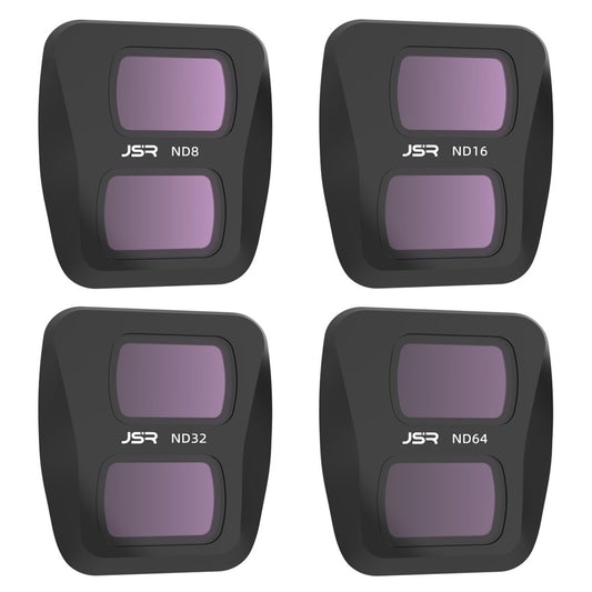 JUNESTAR JSR-1031-16 KB-4IN1 For DJI Air 3 ND8 / 16 / 32 / 64 Filter Set Aviation Aluminum Frame Lens Filters