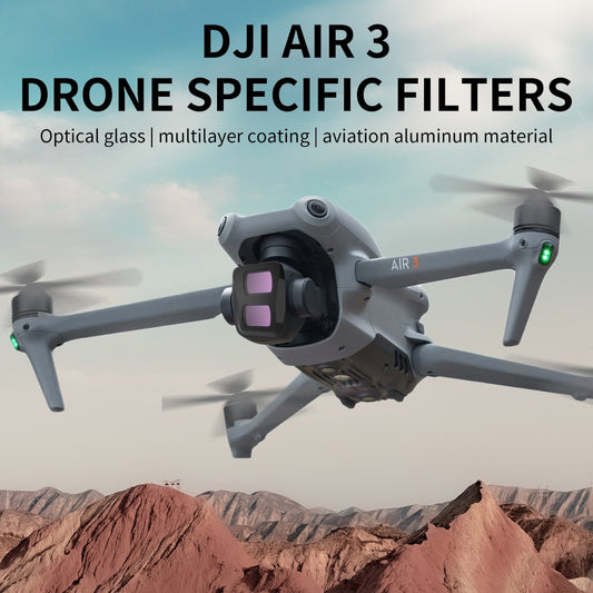 JUNESTAR For DJI Air 3 Optical Glass Nano Coated ND / PL Filter Drone Camera Lens Filter