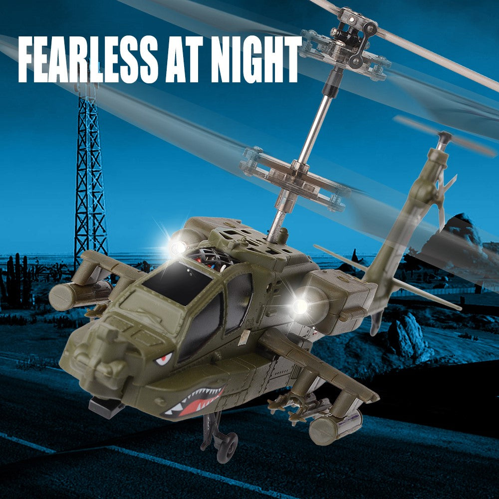 SYMA S109G 2.4G High Frequency RC Aircraft Simulation Military Helicopter Toy, Dual Batteries