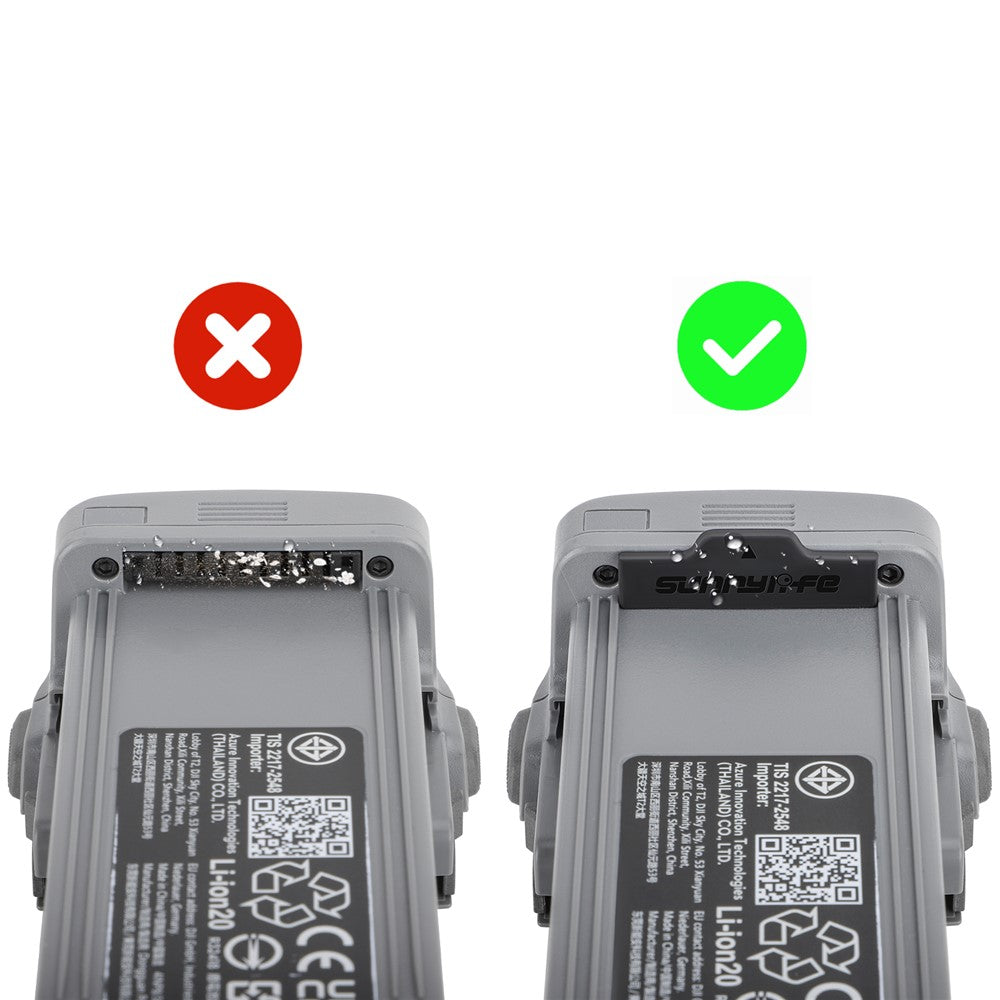 SUNNYLIFE A3-DC671 3Pcs Battery Dust-proof Plugs for DJI Air 3 Silicone Charging Port Dust Plug