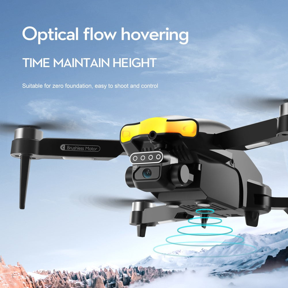 XT105 480P Foldable Quadcopter Helicopter Toy Brushless LED RC Drone with 3 Batteries