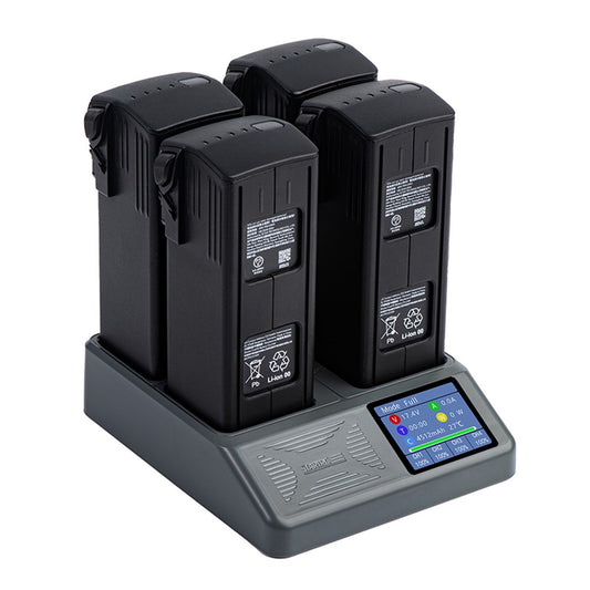 STARTRC 1126150 For DJI Mavic Series 4 Slot Charging Butler with LCD Display Battery Charger Hub