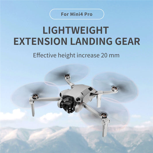 STARTRC 1134476 For DJI Mini 4 Pro Split Type Heighten Landing Gear Drone Anti-drop Landing Stand Set
