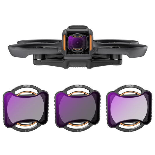 STARTRC 1140026 For DJI Avata 2 ND8+ND16+ND32 Filter Plastic+Glass Lens Filters Set