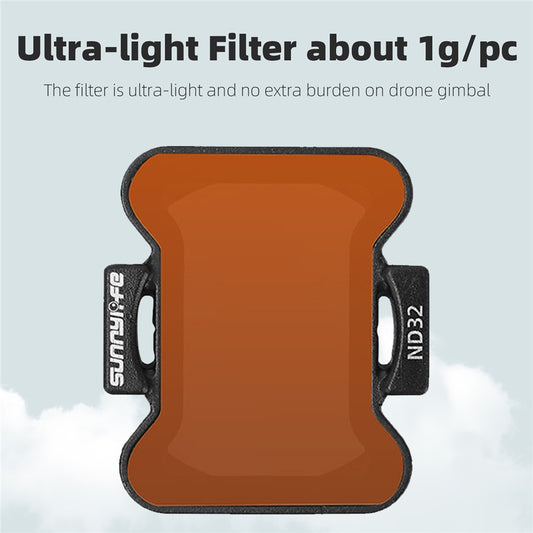 SUNNYLIFE AT2-FI833 4Pcs / Set for DJI Avata 2 Drone ND8+ND16+ND32+ND64 Optical Glass Filters