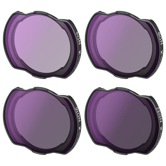 K&F CONCEPT SKU.1977 4PCS For DJI Avata RC Drone Lens Accessories AGC Glass ND Filter ND4 ND8 ND16 ND32