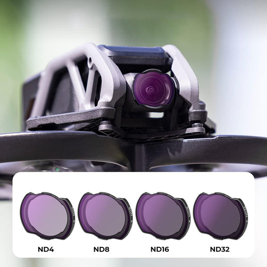 K&F CONCEPT SKU.1977 4PCS For DJI Avata RC Drone Lens Accessories AGC Glass ND Filter ND4 ND8 ND16 ND32