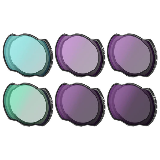 K&F CONCEPT SKU.1978 6PCS For DJI Avata RC Drone AGC Glass Filters Kit UV CPL ND4 ND8 ND16 ND32
