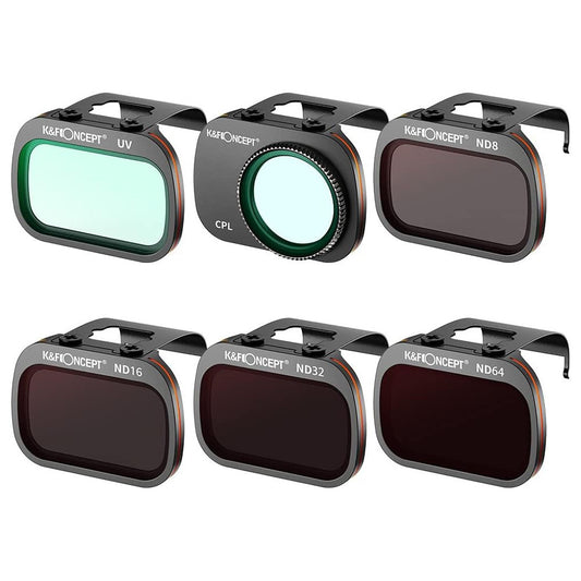 K&F CONCEPT SKU.1904 ND / UV / CPL Filter Kit for DJI Mavic Mini / Mini2 / Mini SE / Mini 2 SE Drone Oilproof AGC Optical Glass Filter
