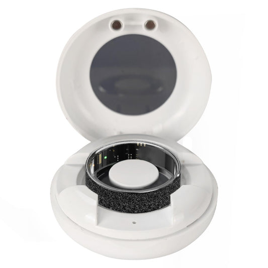 Vring-3 Frosted Bluetooth-compatible Sleep Health Monitoring Smart Ring Stainless Steel Finger Ring, with Charging Case