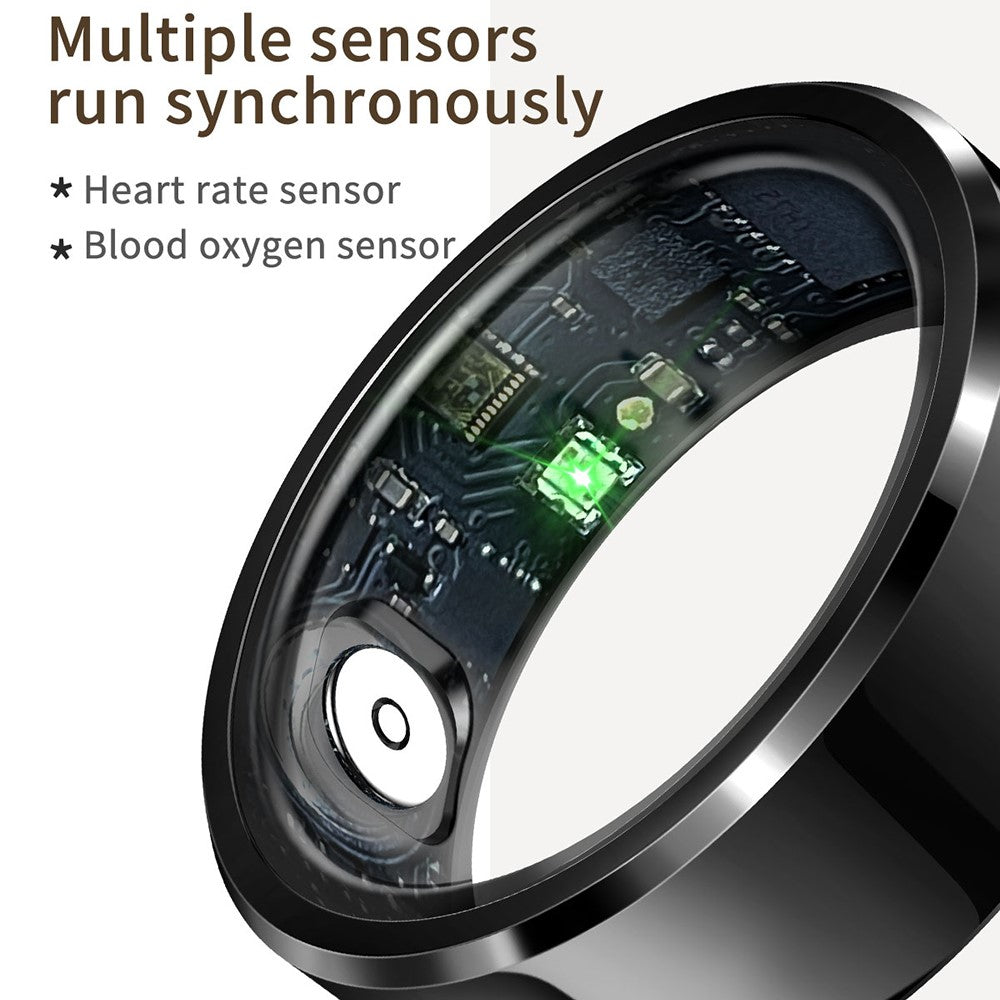 R6 Smart Ring Sleep Tracking Heart Rate Blood Oxygen Monitor Waterproof Bluetooth-Compatible Finger Ring