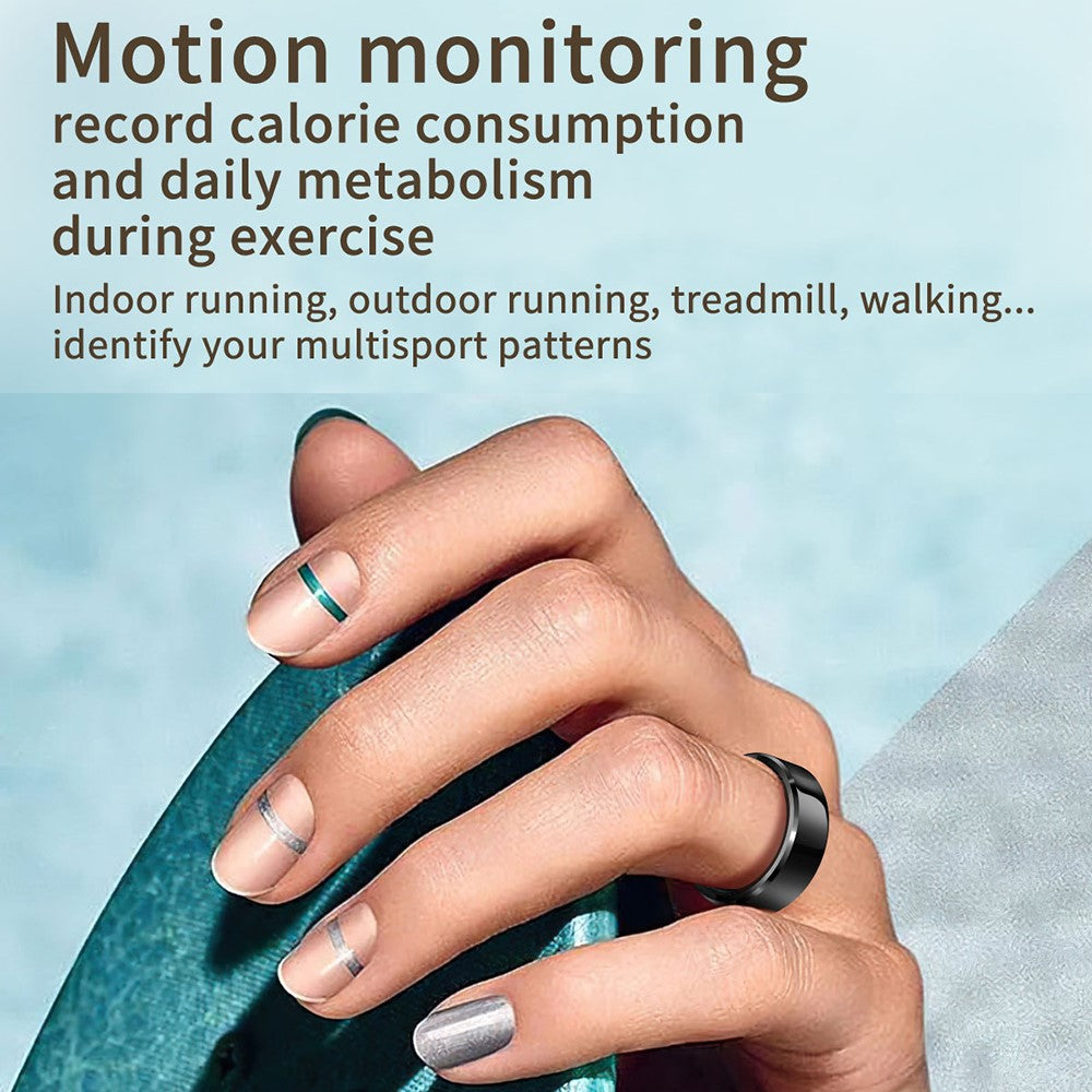 R6 Smart Ring Sleep Tracking Heart Rate Blood Oxygen Monitor Waterproof Bluetooth-Compatible Finger Ring