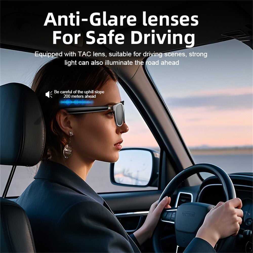 A11 AI Smart Bluetooth-compatible Glasses Multi Language Translation Video Call Cycling Sunglasses