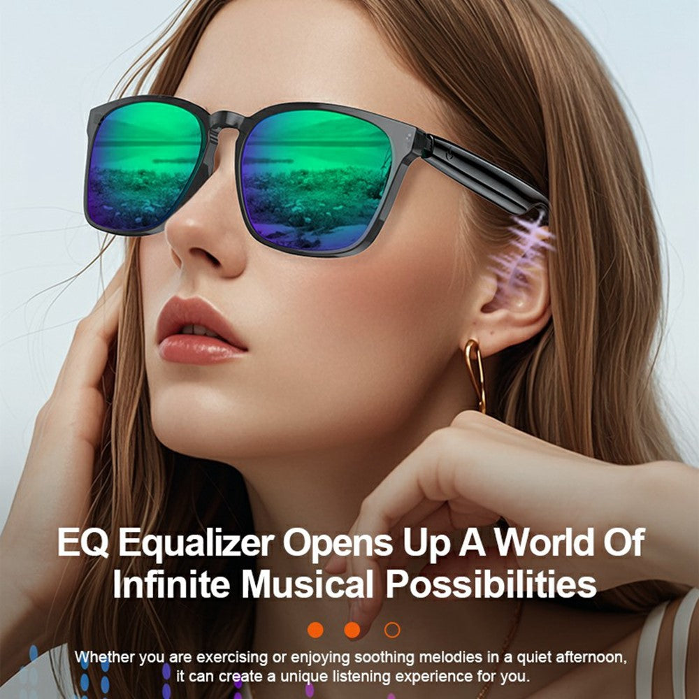 A10 AI Smart Bluetooth-compatible Driving Sunglasses Real Time Translation Multi Language Interpreter