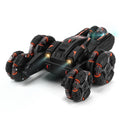 JJRC JC05 2.4Ghz Double Sided Stunt Car Five-Wheel Swing Arm Drift Car Watch Gesture / Remote Controller Car Toy with Colorful Light, Music