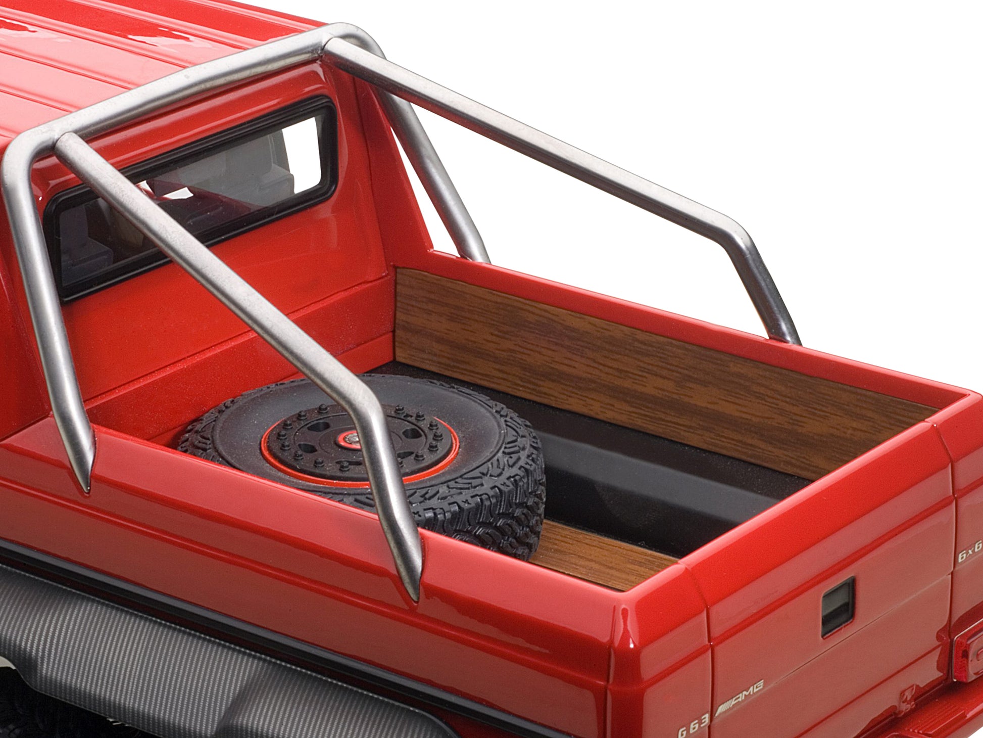 Mercedes G63 AMG 6X6 Red 1/18 Model Car by Autoart