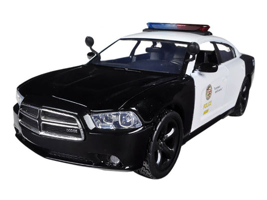 2011 Dodge Charger Pursuit LAPD Los Angeles Police Department Car 1/24 Diecast Car Model by Motormax