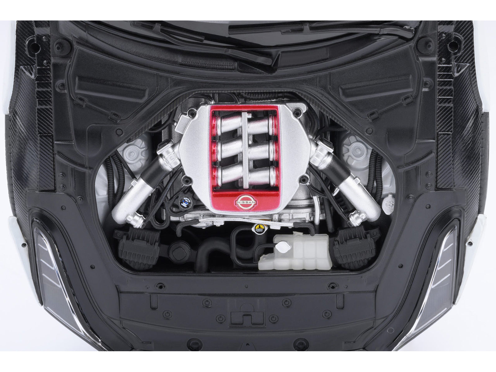 Nissan GT-R50 By ItalDesign Black and White Metallic 1/18 Model Car by Autoart