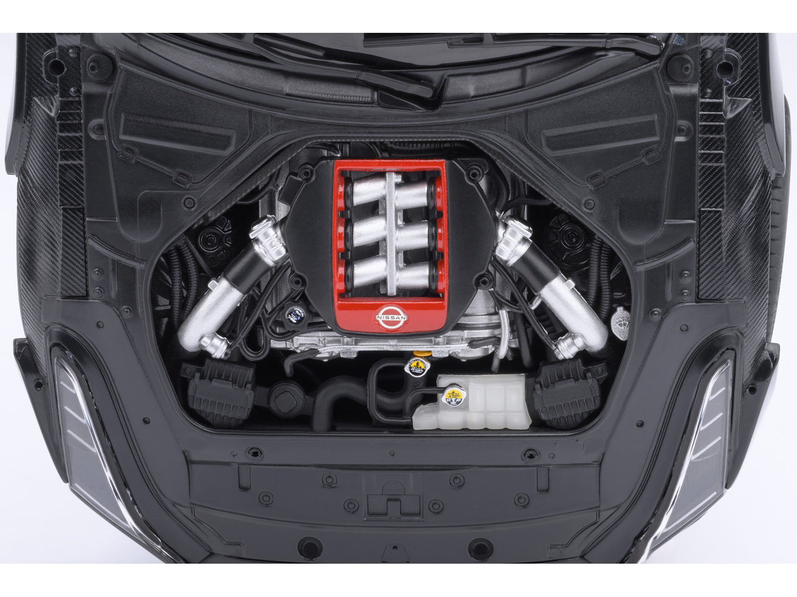 Nissan GT-R50 By ItalDesign Black and Matt Black 1/18 Model Car by Autoart