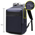 New black Computer backpack men''s European and American trend schoolbag