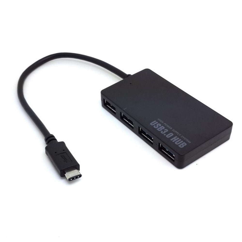 Type-C to 4 USB 3.1 Ports High Speed Data Transfer Hub Adapter for MacBook Laptop Tablet