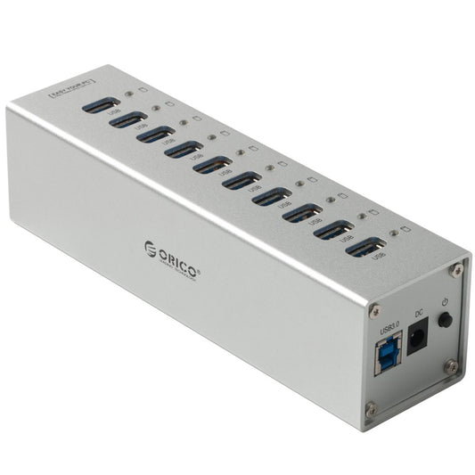 ORICO Aluminum Alloy 10-Port USB3.0 HUB with Power Adapter & Cable (A3H10)