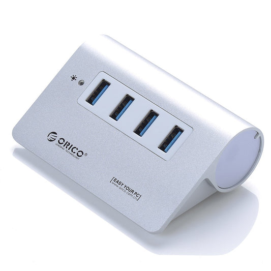 ORICO Multiple protections Plug and Play Aluminum Alloy 4 Ports USB 3.0 Hub (M3H4)
