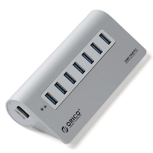 ORICO Aluminum 7 Ports USB 3.0 Hub with USB 3.0 Cable (M3H7)
