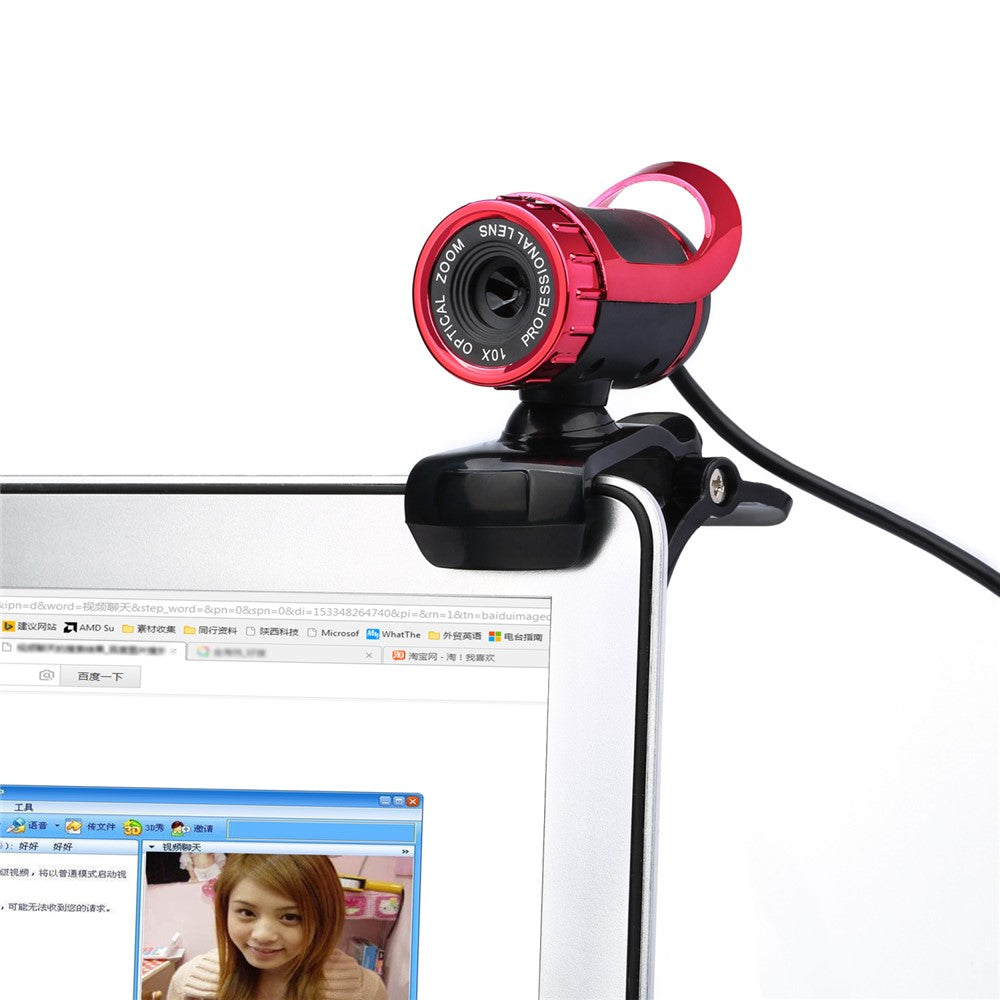A859 Computer HD High Definition Video USB Camera Built-in Microphone