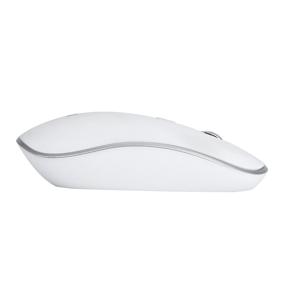 Compact Full-size Mute 2.4G Wireless Keyboard Mouse Combo Set