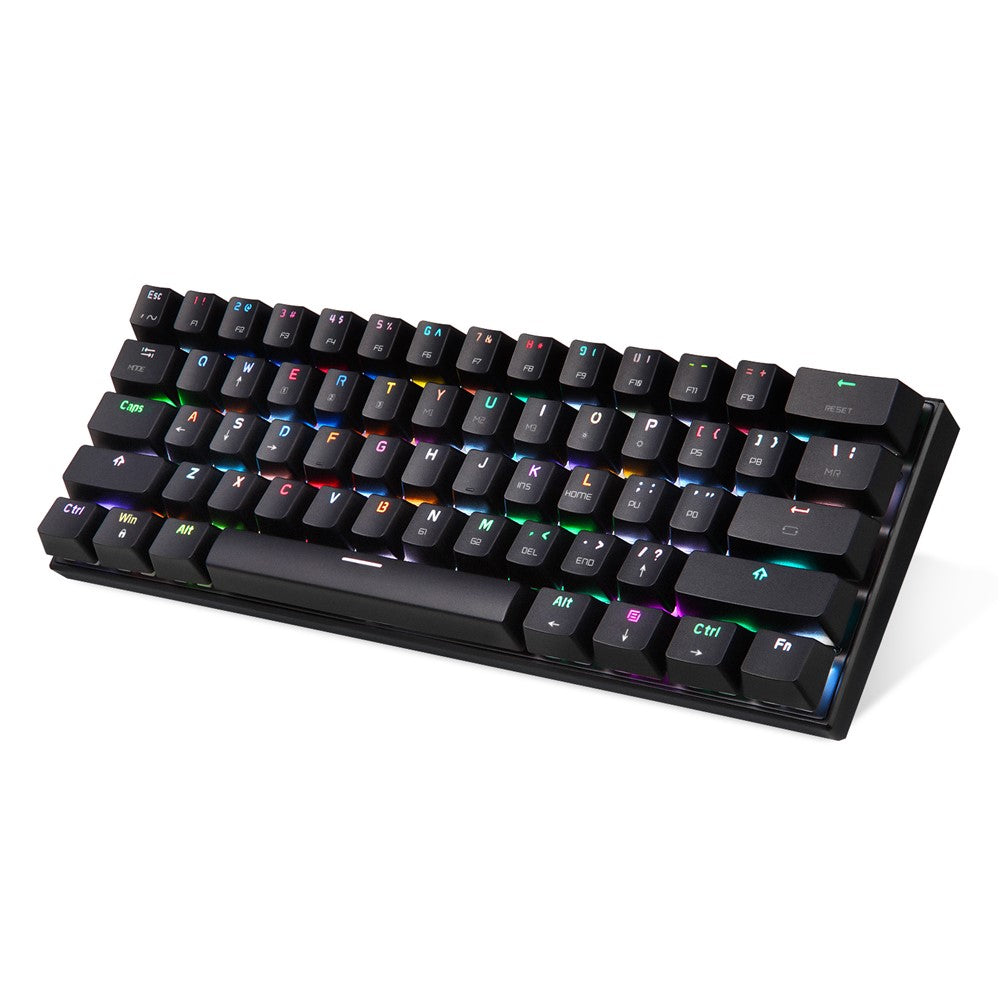 MOTOSPEED CK62 Keyboard Wired Bluetooth/USB Keyboard Dual Mode Mechanical Keyboard with RGB Backlight