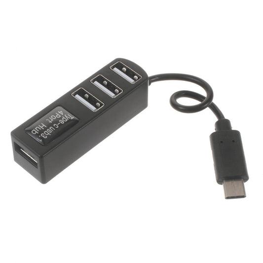 USB 3.1 Type-C to 4-Port USB 2.0 Hub Adapter (P-3101)