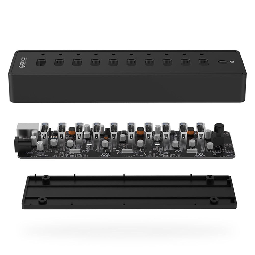 ORICO P10-U2 480Mbps High Speed Ten Ports USB2.0 Hub Adapter
