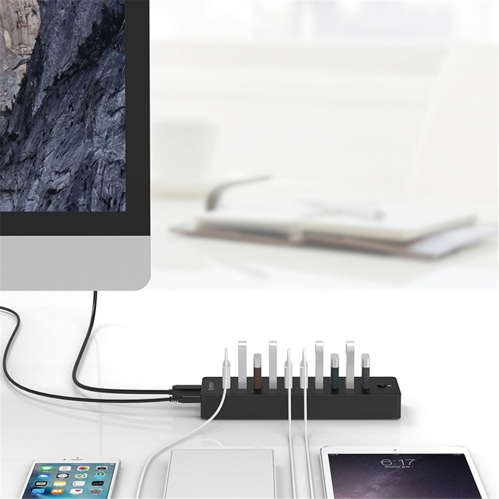 ORICO P10-U2 480Mbps High Speed Ten Ports USB2.0 Hub Adapter