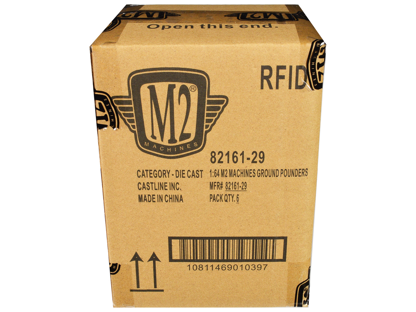 "Ground Pounders" 6 Cars Set Release 29 IN DISPLAY CASES Limited Edition 1/64 Diecast Model Cars by M2 Machines